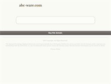 Tablet Screenshot of abc-ware.com